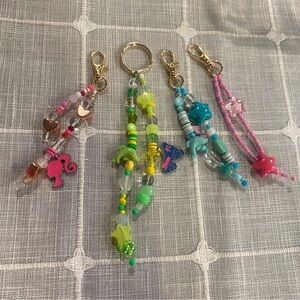Beaded Bag Charm Bundle-Handmade